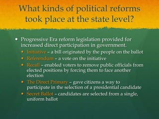 How did Prohibition fit into the reform movement?It was believed that alcohol was undermining America morals.18th Amendment