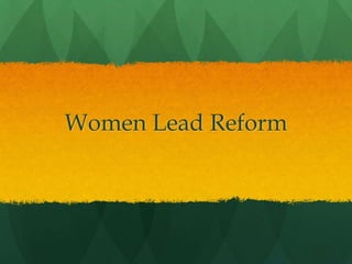 Reform at the State Level