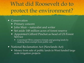 Taking NotesFill in the web with examples of organizations that worked for reform in the areas named.