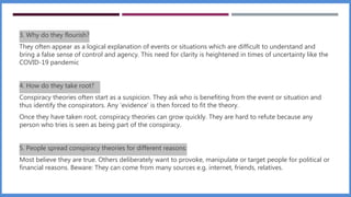 What is Conspiracy Theories? Conspiracy Theories About Coronavirus | PPT