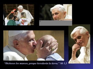 “ Dichosos los mansos, porque heredarán la tierra.” Mt 5,5 