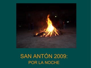 SAN ANTÓN 2009: POR LA NOCHE 