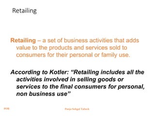 Retailing Principles Principles of retailing | PPTX