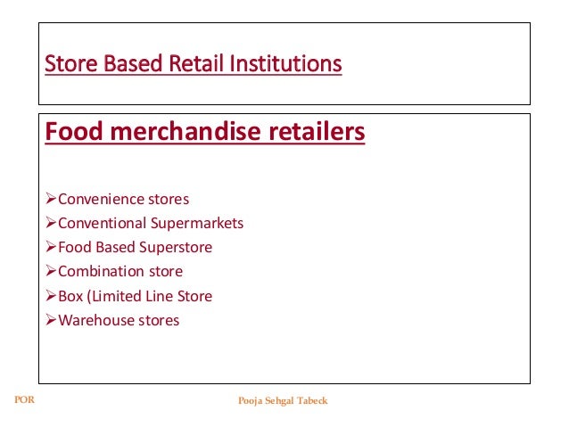 Principles Of Retailing - 