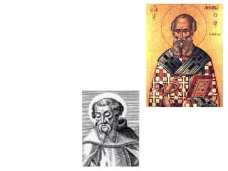 So although a single, unified deity seems to suggest a more satisfactory, definitive, authoritative, word on the meaning and purpose of human existence, monotheism gets quite complicated. The early Church Fathers (Patristics) new this and their theological attempts to reconcile scripture with experience, reason, and faith are an assortment of various attempts to make the Divine understandable. St. Athanasius 293-373 St. Irenaeus 2 nd  Century 