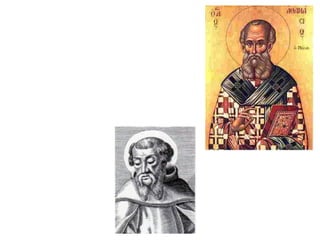 So although a single, unified deity seems to suggest a more satisfactory, definitive, authoritative, word on the meaning and purpose of human existence, monotheism gets quite complicated. The early Church Fathers (Patristics) new this and their theological attempts to reconcile scripture with experience, reason, and faith are an assortment of various attempts to make the Divine understandable. St. Athanasius 293-373 St. Irenaeus 2 nd  Century 