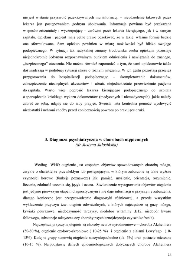 Poradnik opieki nad osobami starszymi | PDF