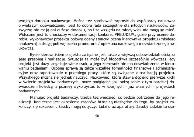 Poradnik Jak Złożyć Dobry Wniosek Do Ncn Wersja 20 Październik
