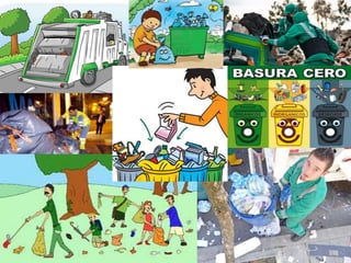 Porcentaje de basura que se genera en el | PPTX