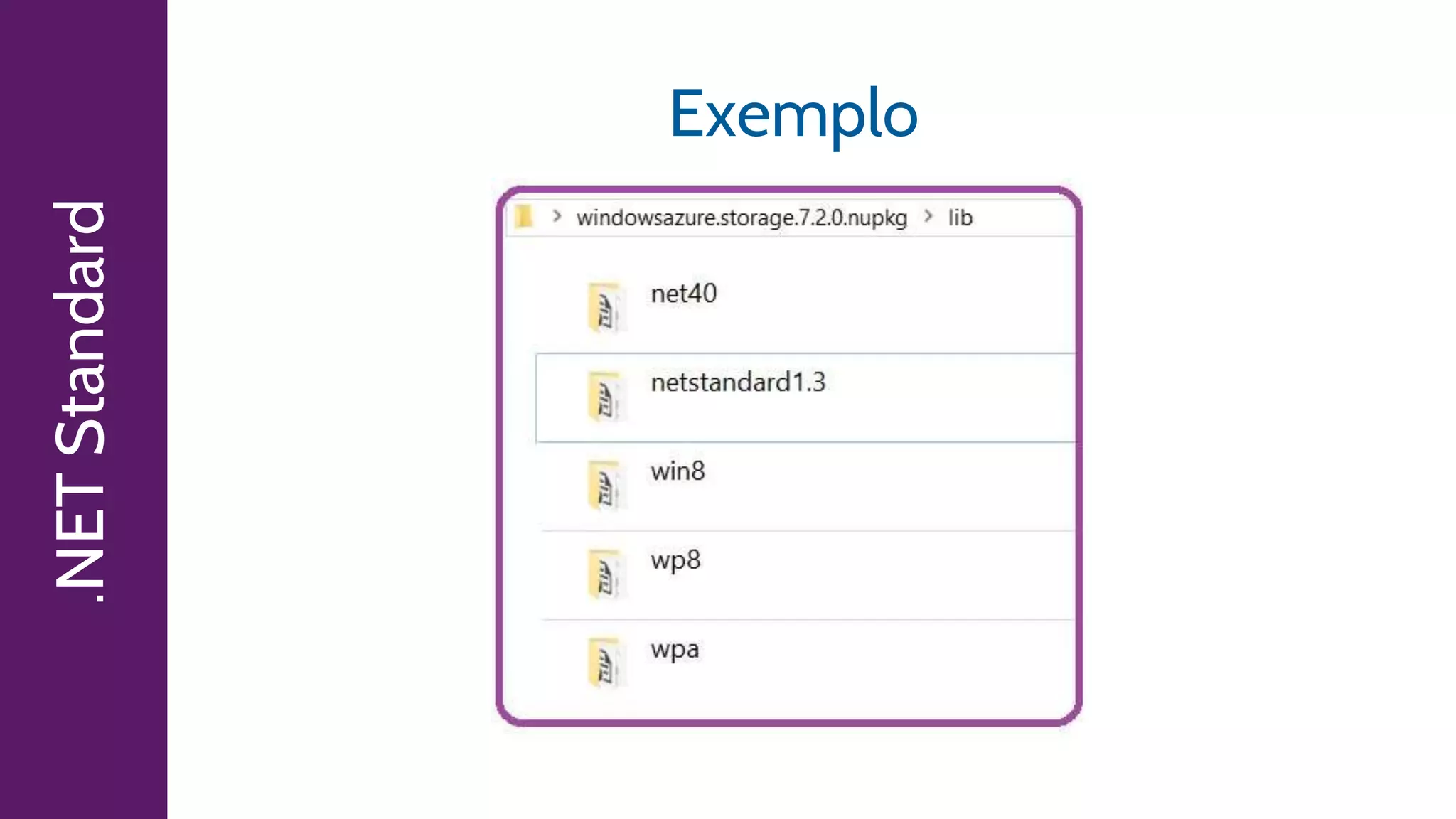.NETStandard Exemplo
 