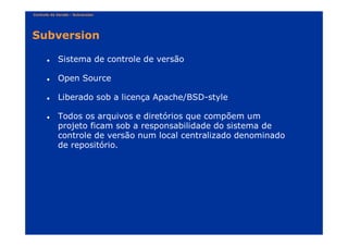 Por Dentro do Subversion