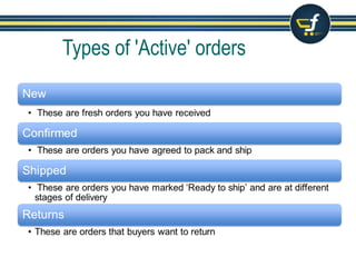 Types of 'Active' orders
 