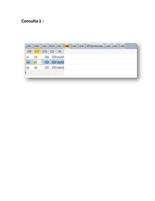 Consulta 1 :