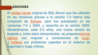 LENGUAJE DE PROGRAMACION SQL | PPT