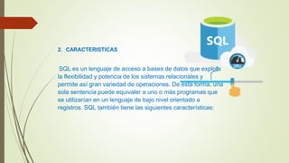 LENGUAJE DE PROGRAMACION SQL | PPT