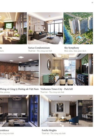 Portfolio: Công ty thiết kế thi công nội thất ICON INTERIOR | PDF