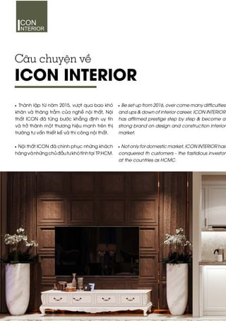 Portfolio: Công ty thiết kế thi công nội thất ICON INTERIOR