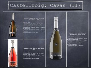 Castellroig: Cavas (II)
Sabate i Coca Reserva Familiar
Brut Nature 2008
- D.O. Cava
- Espumoso, 24 meses de crianza,
métod...