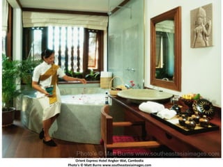 Orient Express Hotel Angkor Wat, Cambodia
Photo's © Matt Burns www.southeastasiaimages.com
 