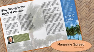 Magazine Spread
Adobe InDesign