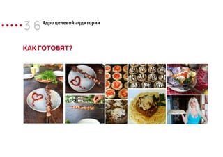 КАК ГОТОВЯТ?
3 6Ядро целевой аудитории
 