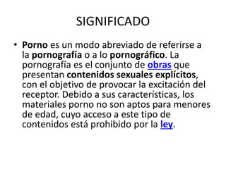 Pornografia | PPT