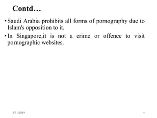 Pornograpy and Its Effects | PPTX