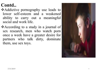 Pornograpy and Its Effects | PPTX