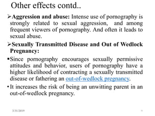 Pornograpy and Its Effects | PPTX