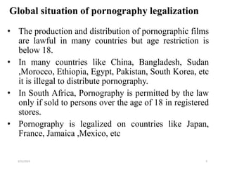 Pornograpy and Its Effects | PPTX
