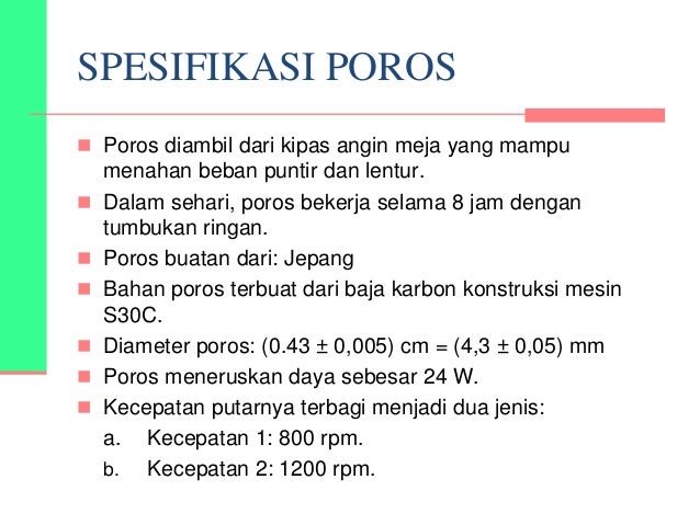 Poros Dan Pasak