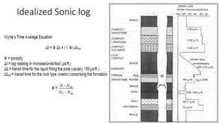 Sonic Log Array Porosity-Sonic.pptx