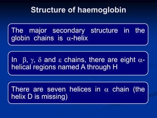 Porphyrins, haemoglobin and bilirubin | PPTX