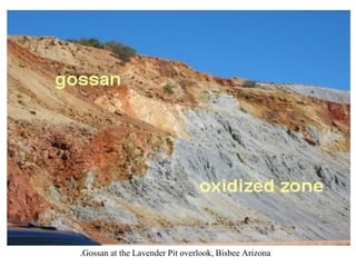 .Gossan at the Lavender Pit overlook, Bisbee Arizona
 