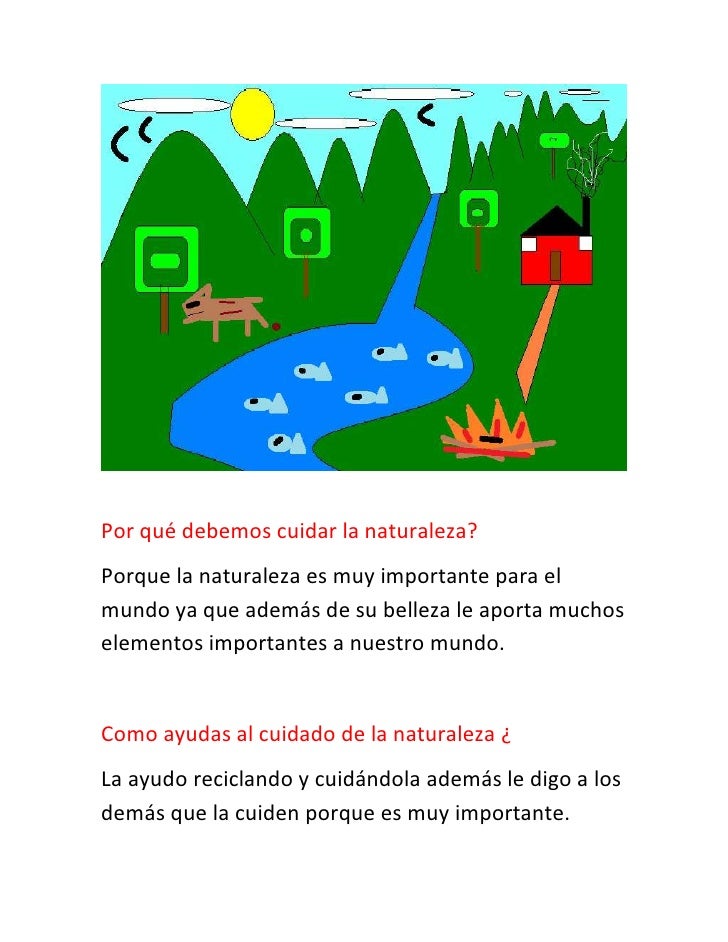 Por qué debemos cuidar la naturaleza