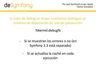 Por qué Symfony2 es tan rápido
Carlos Granados
APC
“Sin APC Symfony no sería posible”
 