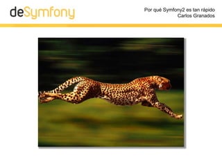 Por qué Symfony2 es tan rápido
