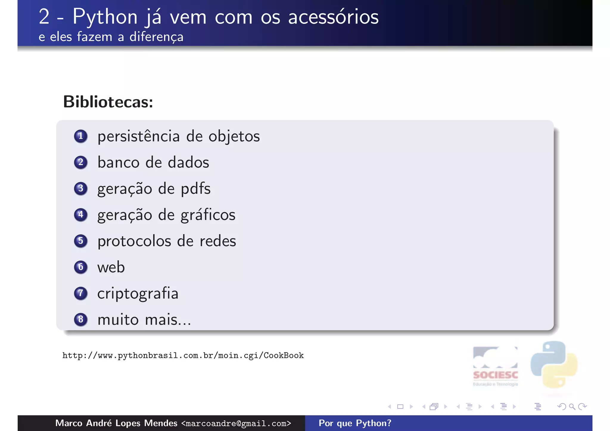 Porque Python?