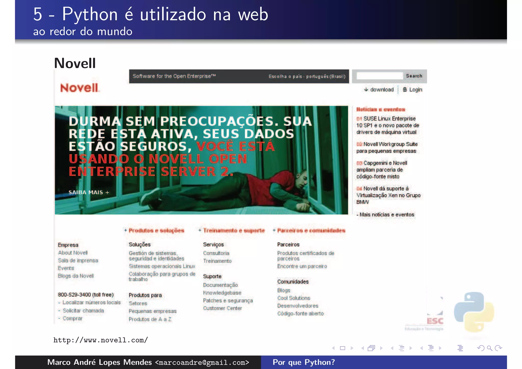 Porque Python?