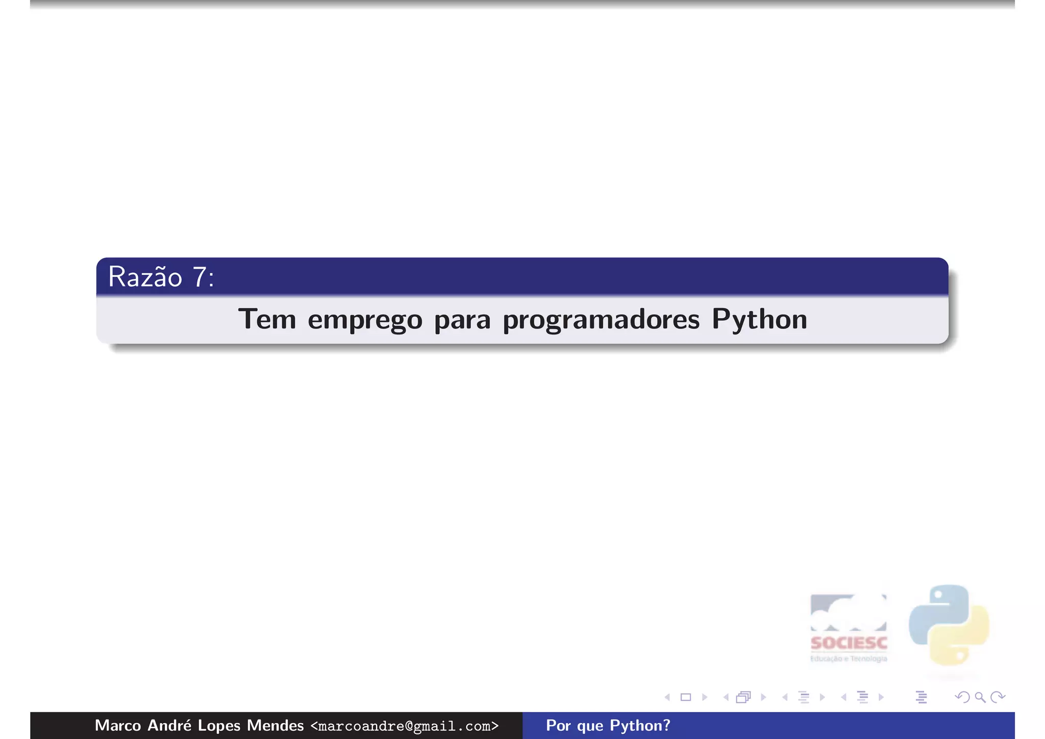Porque Python?