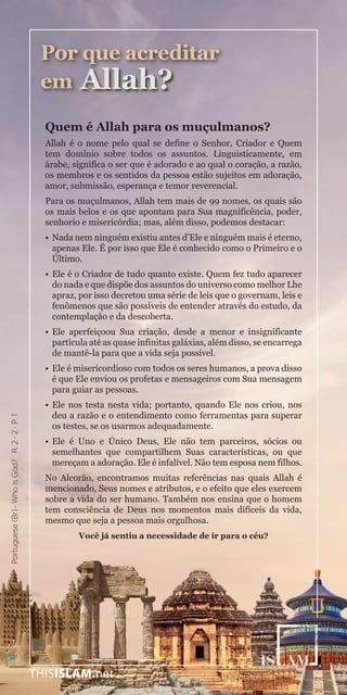 porque acreditar em Allah. . | PDF