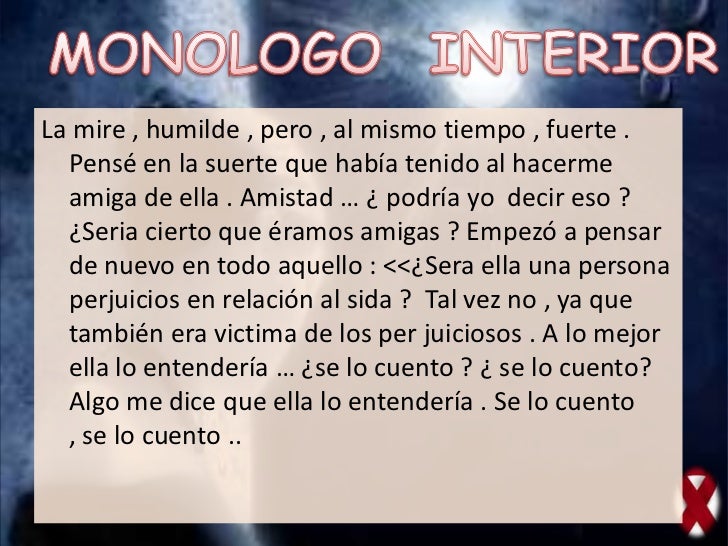 Resultado de imagen para monologo interior escrito