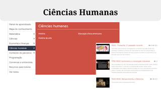 Ciências Humanas
 