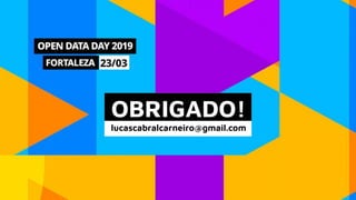 OBRIGADO!
lucascabralcarneiro@gmail.com
 