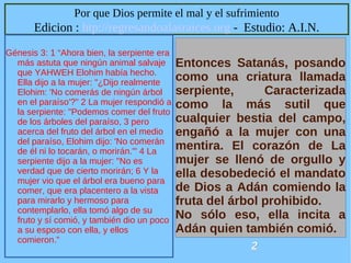 Por que dios permite el mal y el sufrimiento | PDF