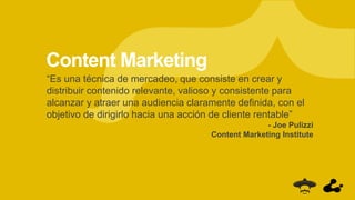 ¿Por qué fracasan las estrategias de content marketing? Slide 13