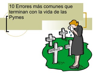 10 Errores más comunes que terminan con la vida de las Pymes ESTETICA TACOS CHECHE LAVADO BOUTI 