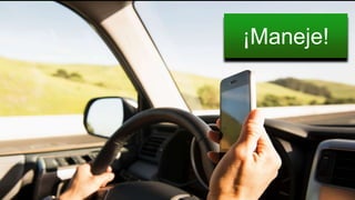 Si va a ir en carro… 
 