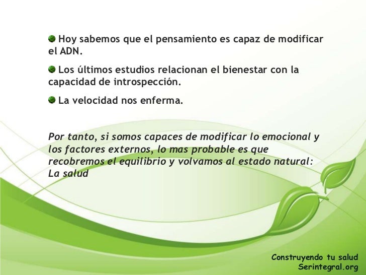 Porque nos Enfermamos
