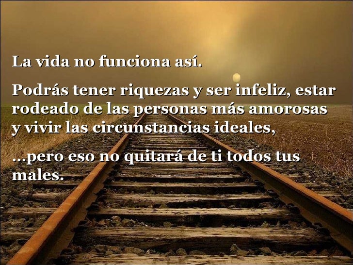 Porque no somos felices